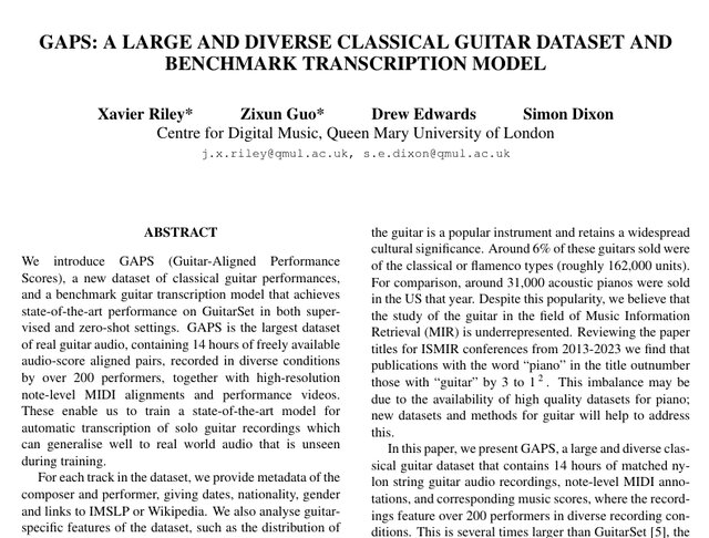 GAPS paper